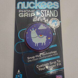 Brand New Tzumi Nuckees Phone Grip & stand LLAMA